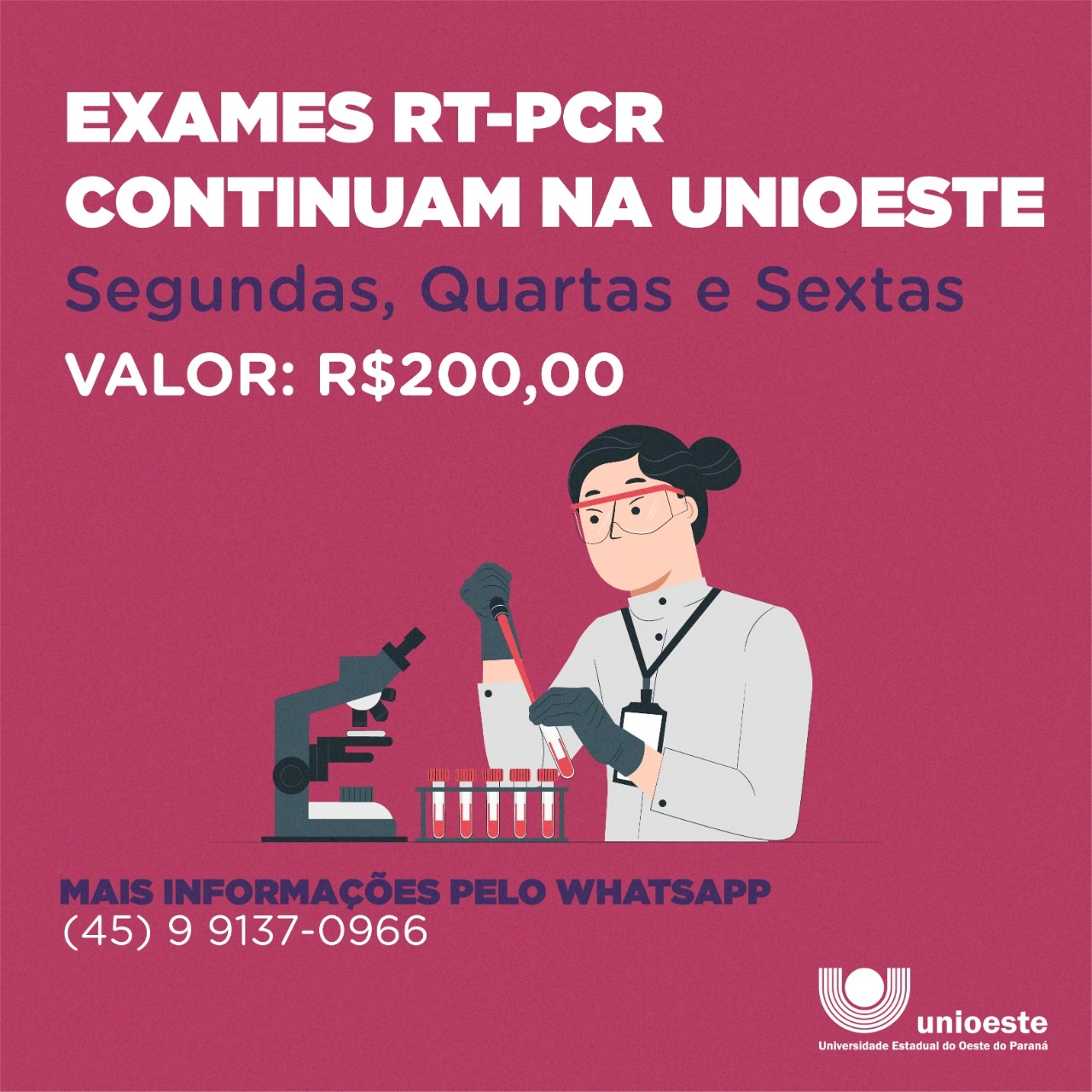 Exame RT-PCR para COVID-19: valores e agendamento