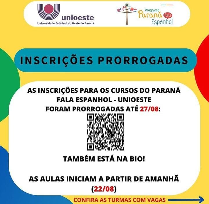 Unioeste: Paraná fala Inglês abre inscrições para curso de conversação -  Unioeste