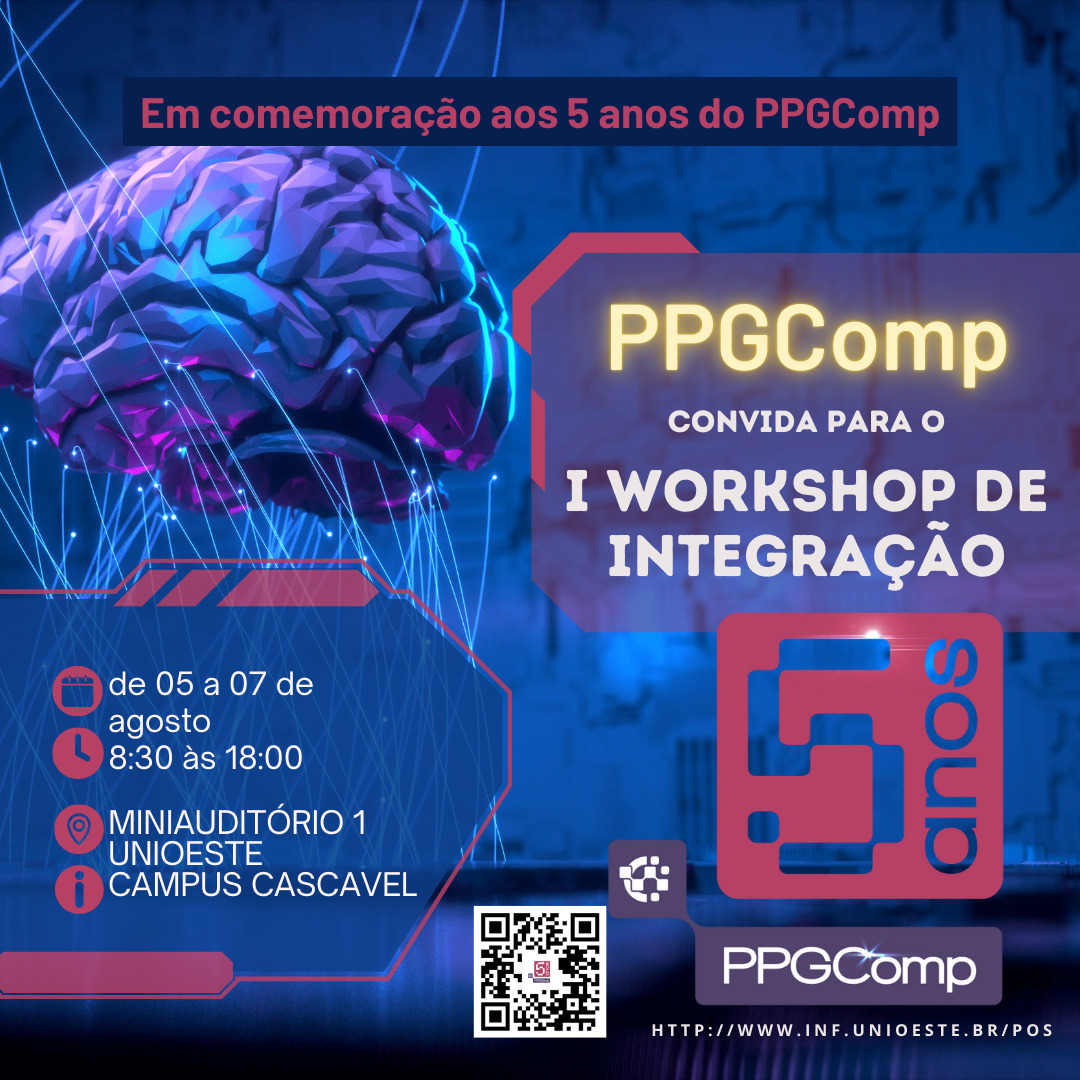 O PPGComp convida para o evento comemorativo de 5 anos