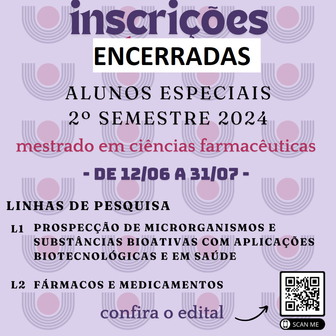 ALUNO ESPECIAL - 2º Semestre 2024